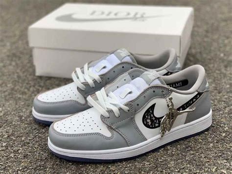 dior x jordan 1 low grey|christian Dior jordan 1 low.